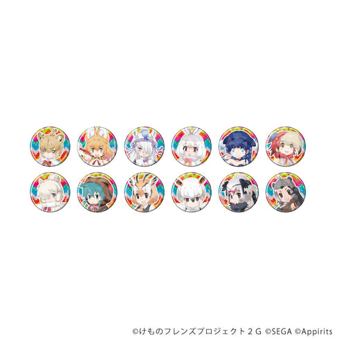 『けものフレンズ3』ホログラム缶バッジ(57mm)02/コンプリートセット(全12種)(公式イラスト)